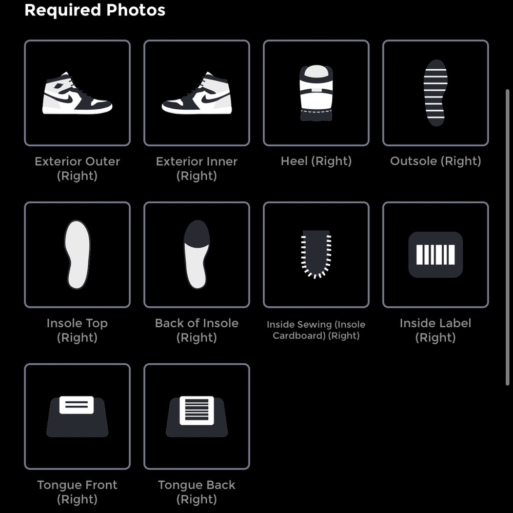 Photos for authentication service on LegitAop